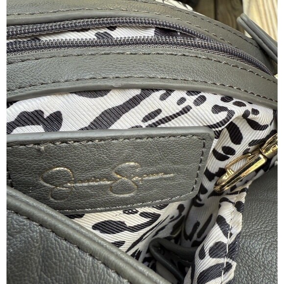 Jessica Simpson Camille Studded Hobo Bag Charcoal Gray $108 MSRP - Picture 12 of 12